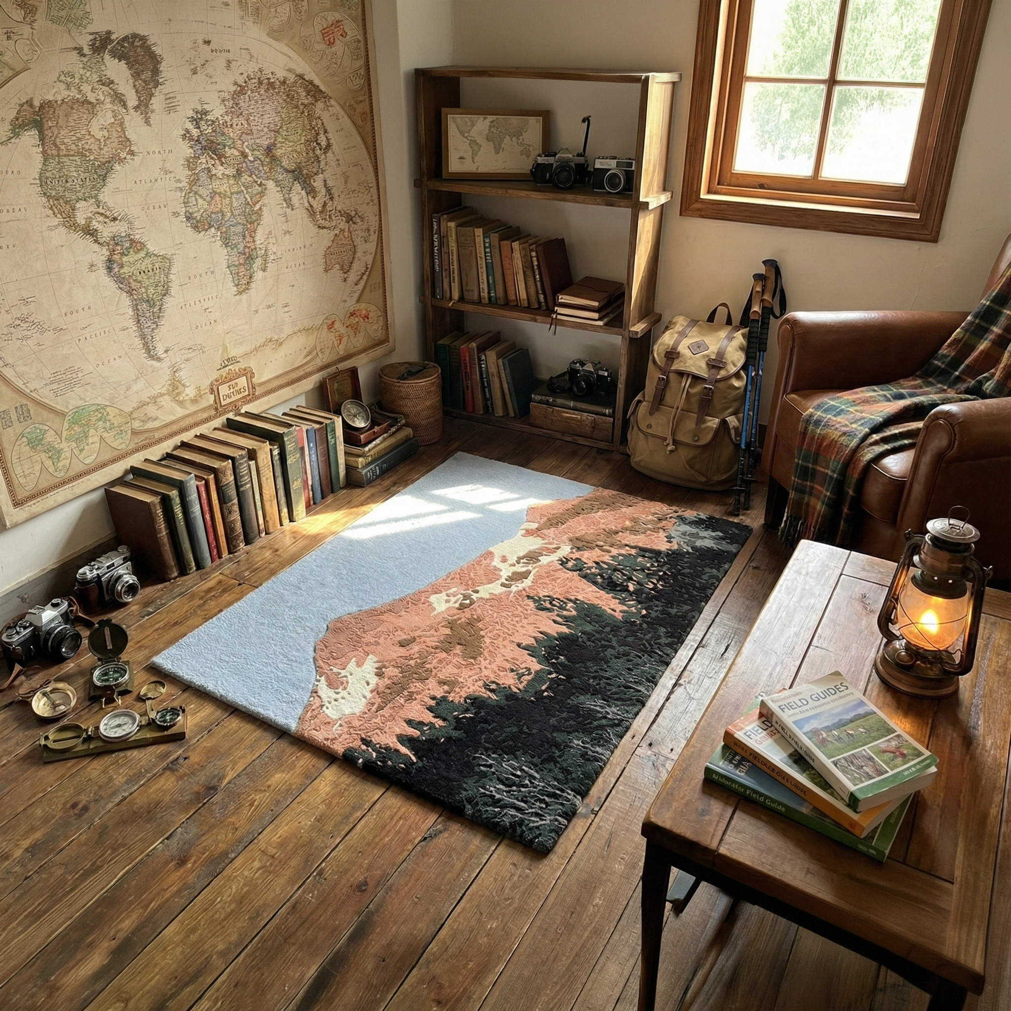 Wanderlust Landscape Rug | Custom Rug Story